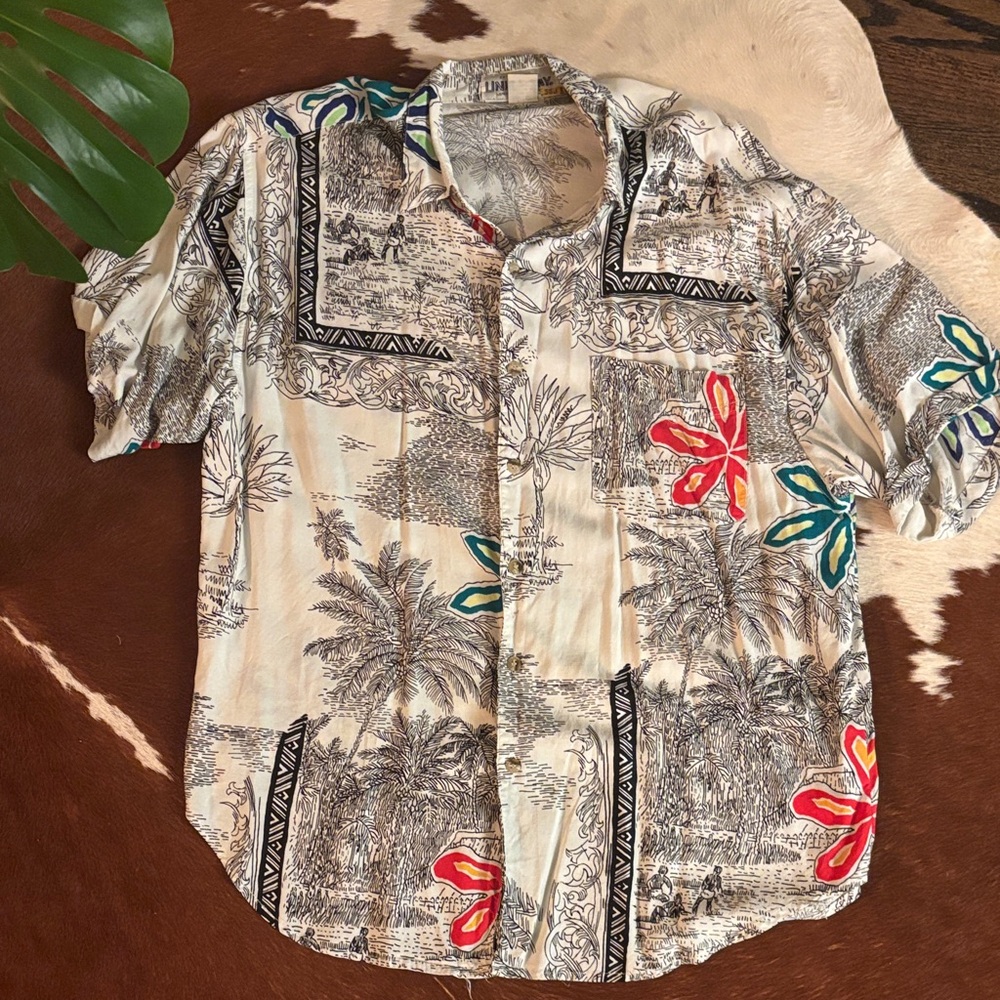 Tropical 90s Hawaiian shirt 🌺